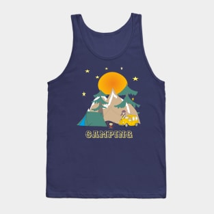 Girls love camping Tank Top